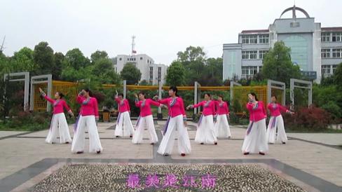 高安欣悦广场舞--祖国的好江南。编舞：春英【演示：高安欣悦广