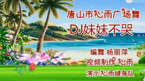 唐山市心雨广场舞《DJ妹妹不哭》 编舞：杨丽萍