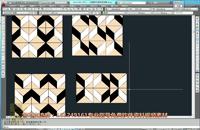 cad制图 室内设计教程视频 室内设计效果图 cad施工图 家装-地面拼花【五十七】