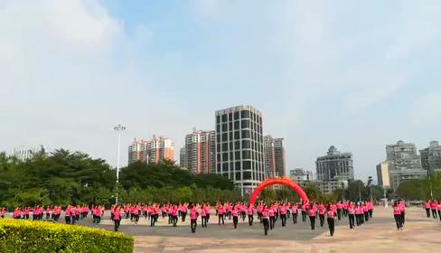 博罗县广场舞排舞协会 百人展演广场舞《舞动中国》