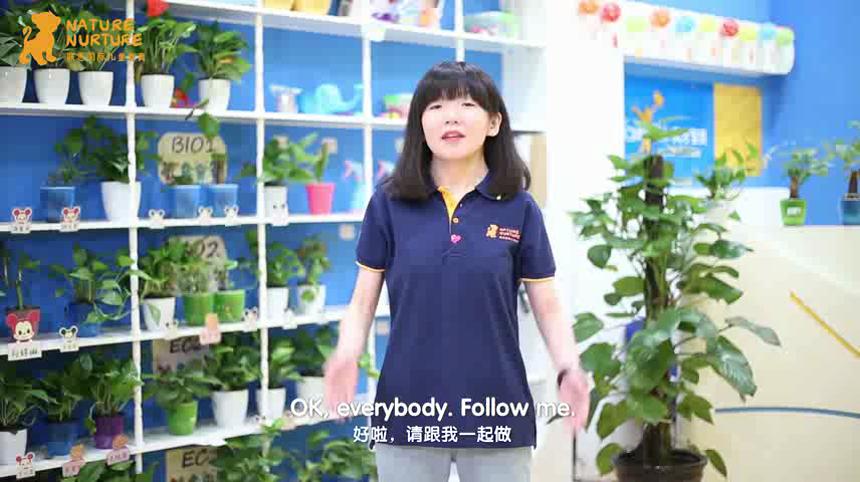 幼儿英文儿歌拆解动作教程