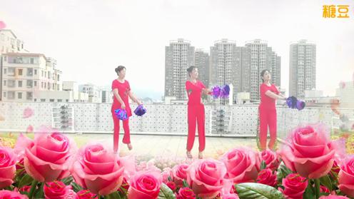 深圳黄埔樱花健身队栀子花 广场舞视频 过新年