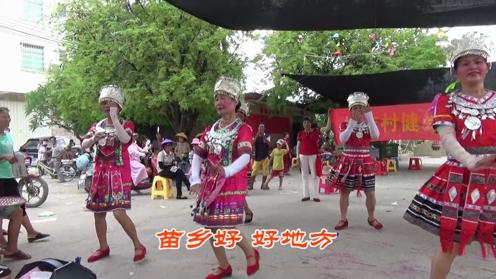 崖州港门关帝庙庙会节目：广场舞 苗乡情