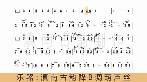 英杰老师教学演奏示范《有一个美丽的地方》动态曲谱