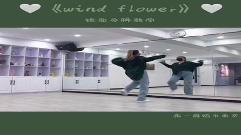 青岛帝一舞蹈韩舞《wind flower》镜面分解教学