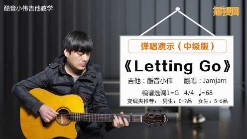 《Letting Go》蔡健雅 弹唱演示及教学 酷音小伟