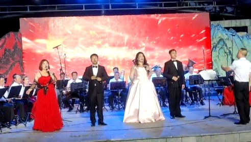 【美舞献给党】辽宁营口市庆祝党的生日歌唱《我的祖国》