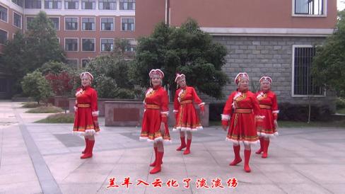 三里家园五朵金花学跳莉莉广场舞《醉乡》