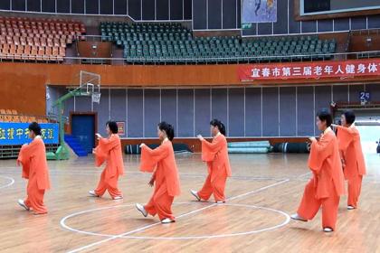 高安市代表队 42式太极拳 宜春市第三届老年人健身体育运动会