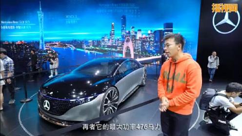 比Model S还能跑？奔驰Vision EQS国内首发