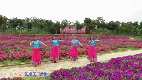 广西柳州彩虹姐妹旅游即兴（山花朵朵开）编舞-桃子