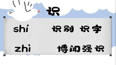 巧记多音字--识、似有这几个读音你知道吗 童趣多音字大全