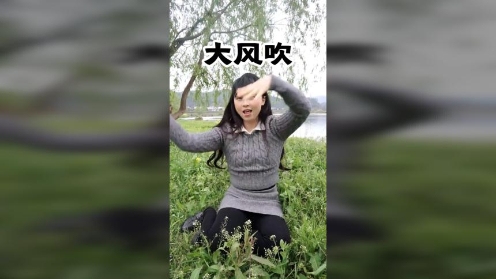 儿童音乐律动-大风吹-音乐游戏活动=儿童手势舞