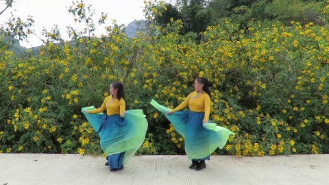 柳州彩虹姊妹花里高赏菊即兴(牧羊女神)编舞-萃萃