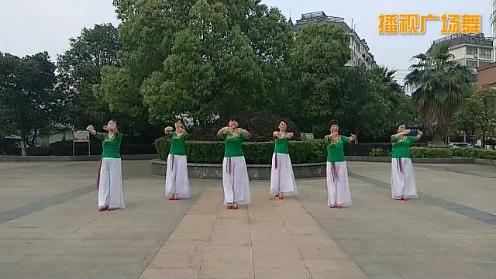 樟树雨露健身队《祝福你盛世中国》编舞，花与影