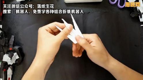 折纸机器人零件教程，教你折纸机器人零件，用它们组装成机器人！