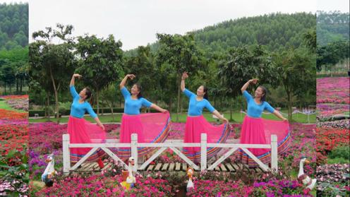 广西柳州彩虹姐妹旅游即兴（月朦胧鸟朦胧）编舞-朵朵