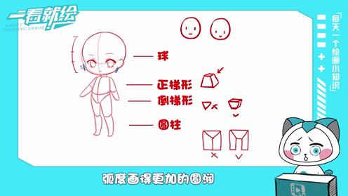 【绘画教学】Q版动漫人物如何画？Q版人物绘画技巧讲解教学