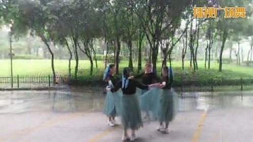 广西柳州彩虹队晚锻炼群周年纪念日唯美慢镜(等春来)