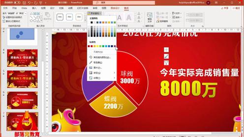 PPT页面主题元素视频：添加免抠图片元素快速复制变换