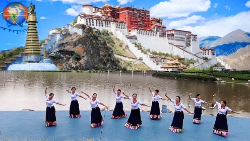 藏族舞，简单大气舞蹈，一起来舞蹈