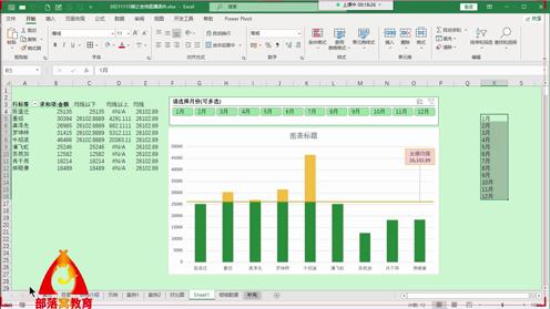 excel切片器动态图视频应用透视表设置切片器按日期组合数据