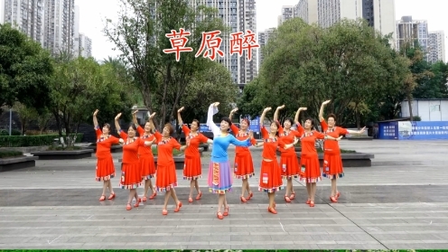 【130】天星桥红袖舞蹈队《草原醉》编舞：杨丽萍  制作：袖